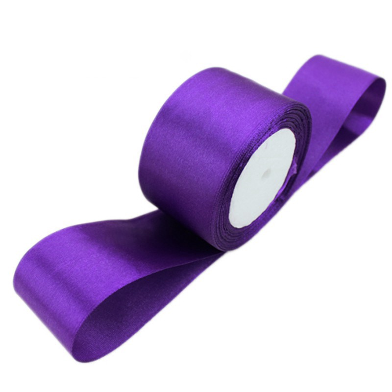 Cuộn Dây Ruy Băng Màu Tím 22m Dùng Trang Trí Tiệc Cưới / Lễ Hội Diy