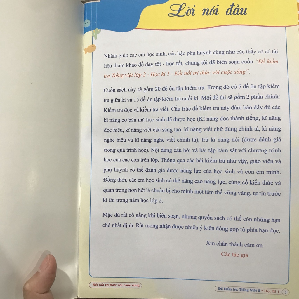 Sách - Đề kiểm tra Toán Tiếng việt 2 học kì 1 (kết nối)