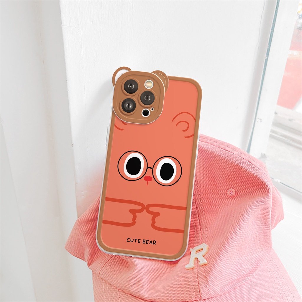 Ốp lưng iphone camera gấu Gấu Cận 6/6plus/6s/6splus/7/7plus/8/8plus/x/xs/11/12/13/14/pro/max/promax/plus/shin/case