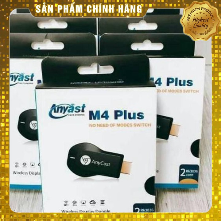 (Xả Hàng) Bộ Chuyển Đổi Anycast M4 Plus Hdmi Dongle Usb Không Dây Wifi