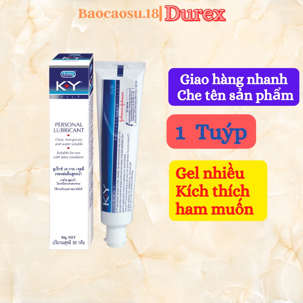 Gel bôi trơn Durex Ky - Tăng cường bôi trơn.