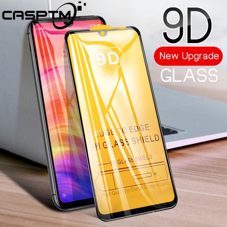 Kính cường lực 9D cho Xiaomi Mi8 Mi6X Mi5X A1 A2 Redmi Note 5 6 7 Pro 6A 6Pro 5 Plus kèm bộ dụng cụ vệ sinh T7B02PKDT06