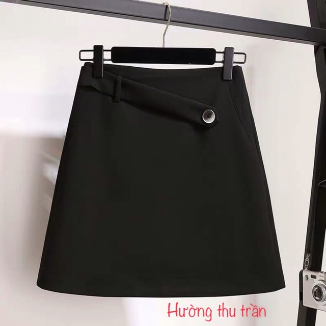 Chân váy công sở dáng suông phối cúc, chân váy chữ a | BigBuy360 - bigbuy360.vn