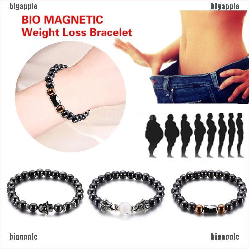 Vòng tay chuỗi hạt nam châm đính đá phong cách trẻ trung