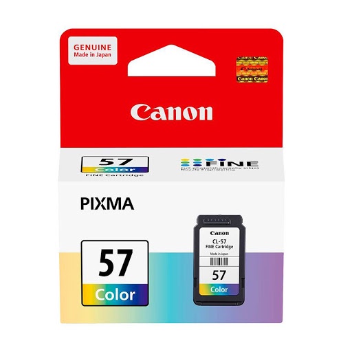 Combo mực in Canon PG-47 Black và Canon CL-57 Color - Hàng Chính Hãng