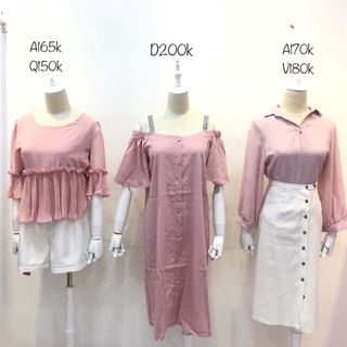 Áo dập ly voan