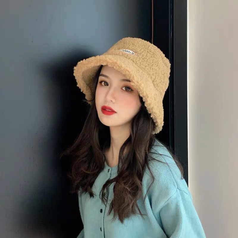 Mũ bucket lông cừu siêu hot