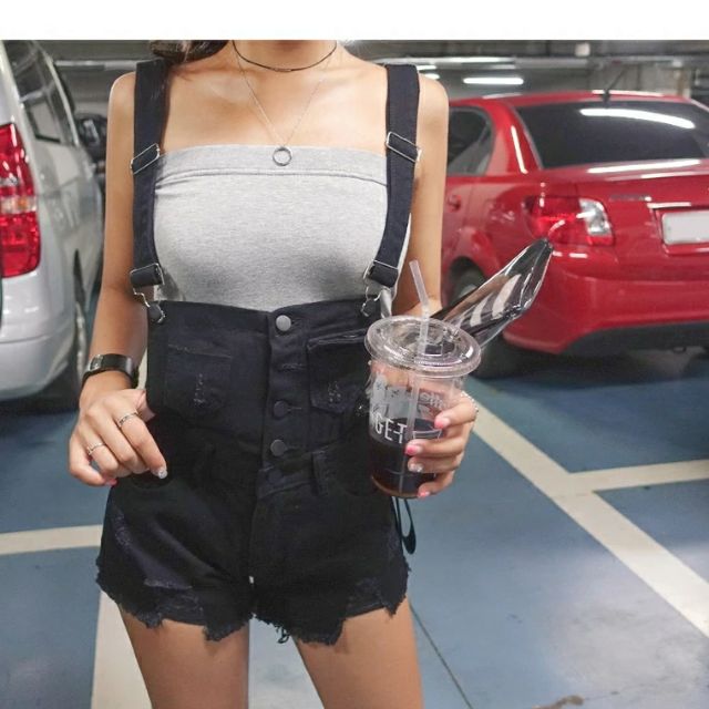 Quần yếm jean đùi cao cấp MDV110304 | BigBuy360 - bigbuy360.vn