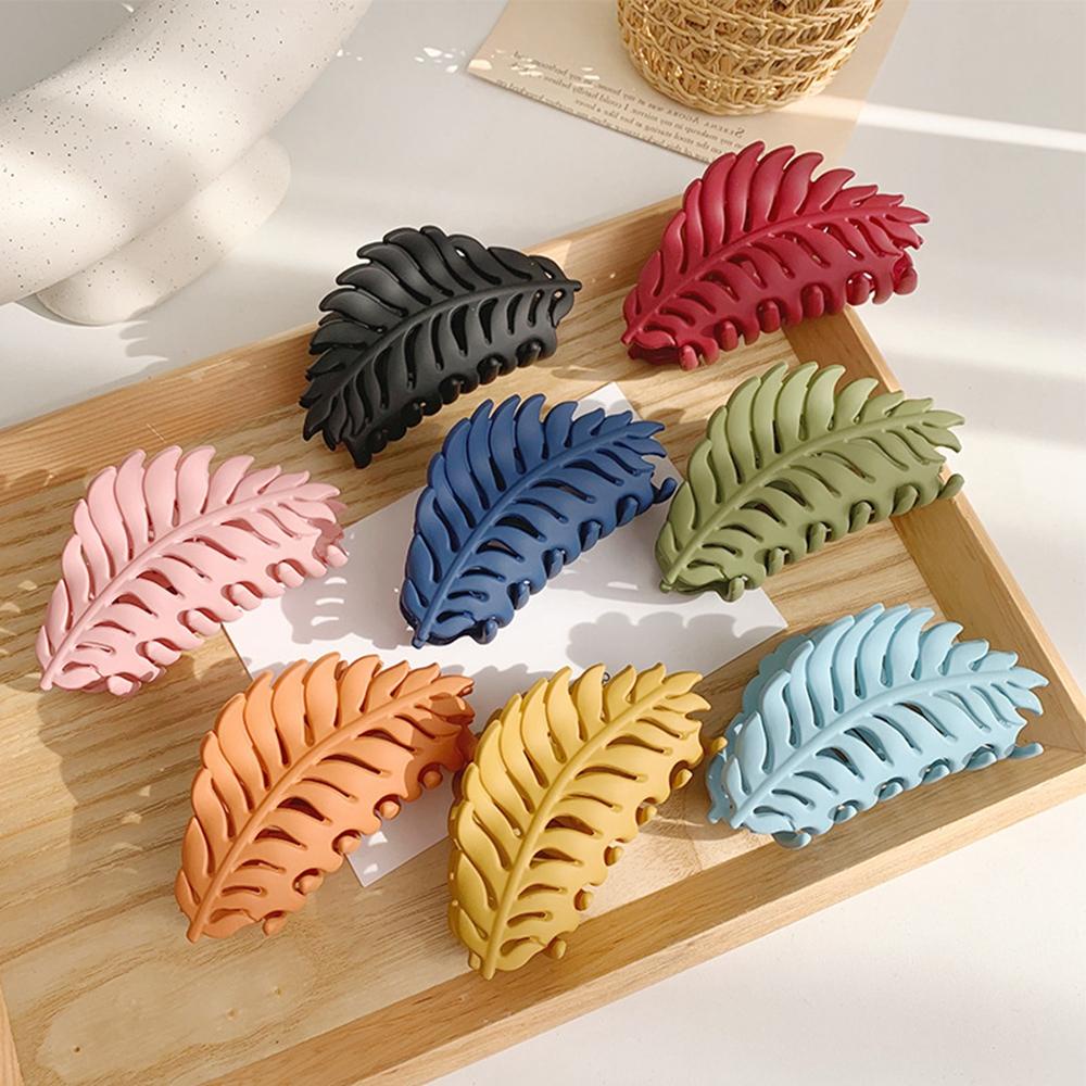 Kẹp Tóc Đuôi Ngựa Cỡ Lớn Màu Trơn Thời Trang