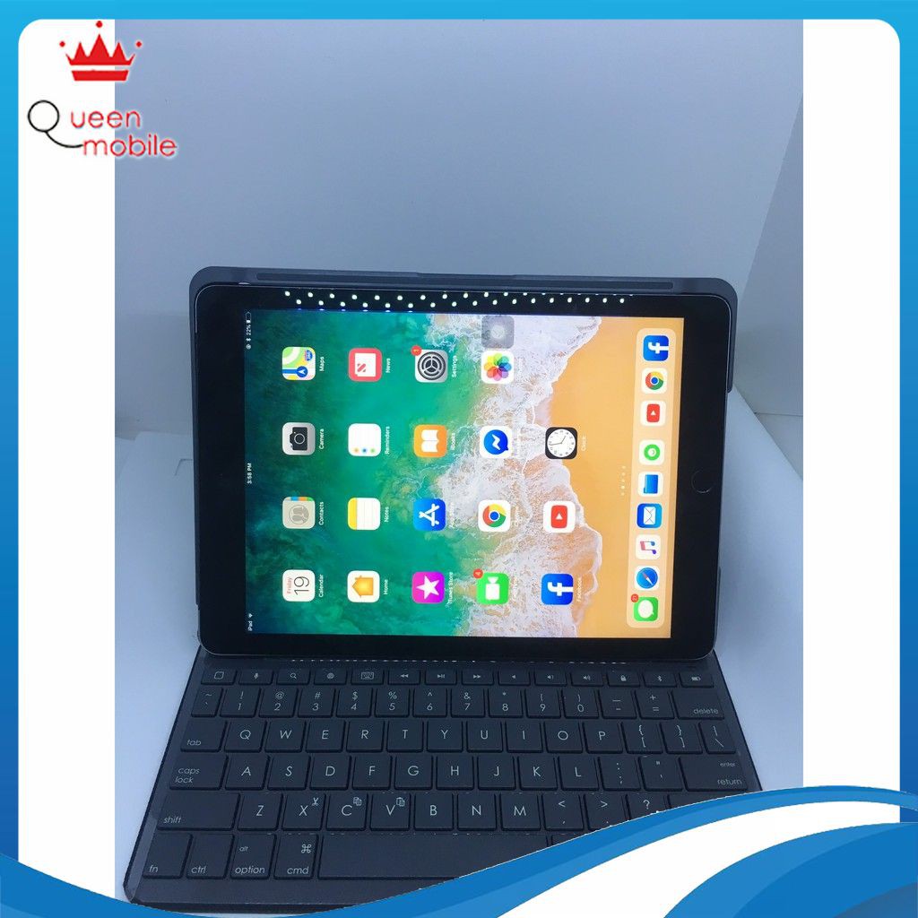 Bàn Phím Bluetooth Logitech Canvas Cho IPad Air 2 Kiêm Ốp Lưng Bảo Vệ iPad