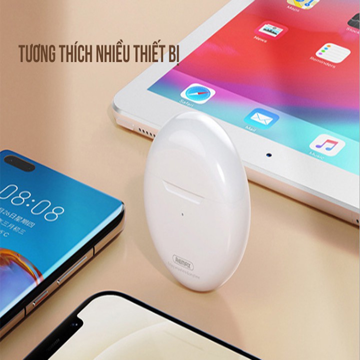 Tai nghe Bluetooth TWS Remax TWS-50i V5.1 - Thiết kế nhỏ gọn - Thời trang