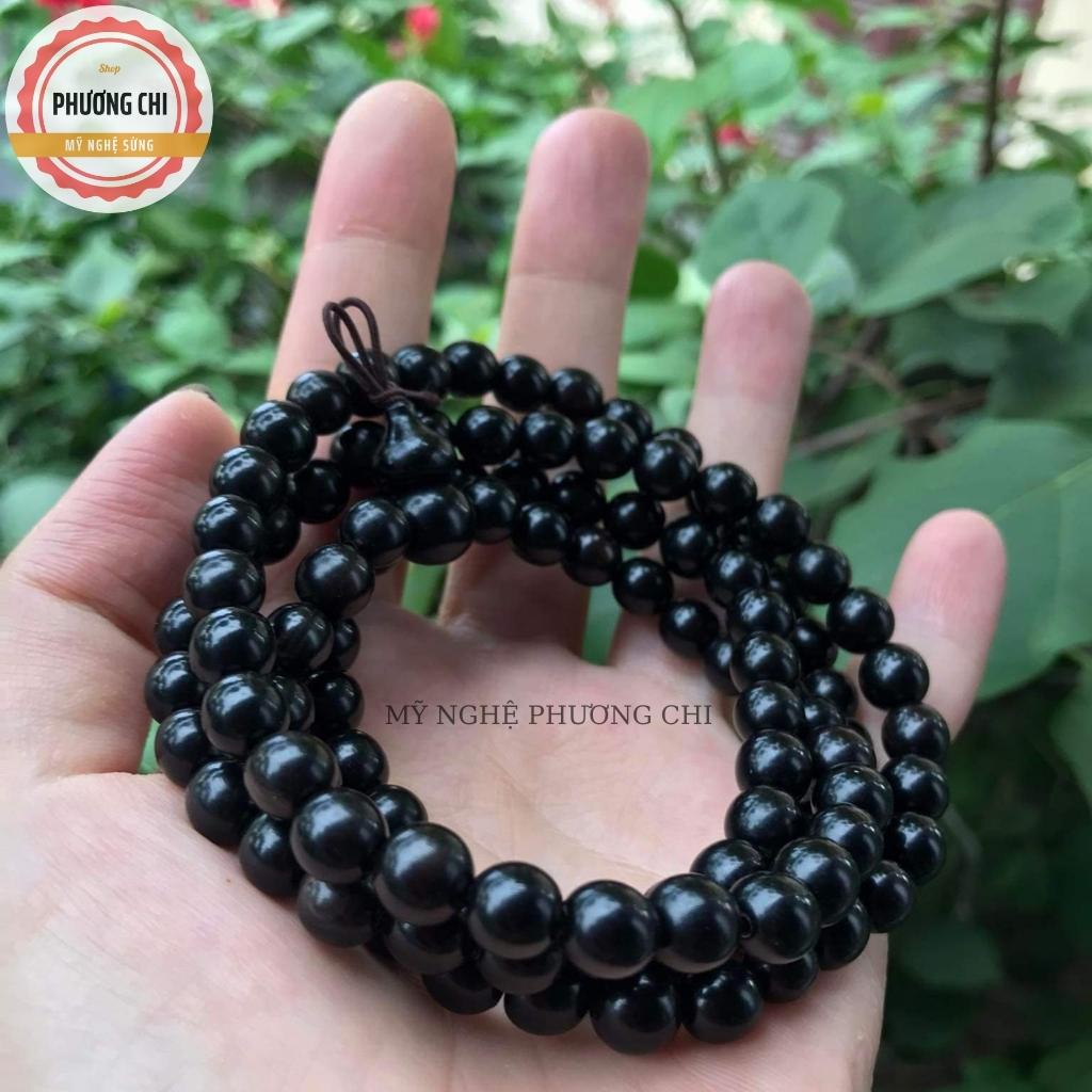 Vòng Đeo Tay Chuỗi Tràng 108 Hạt Sừng Trắng búp Tặng kèm hộp - Vòng Tay Phong Thủy | Mỹ nghệ phương chi