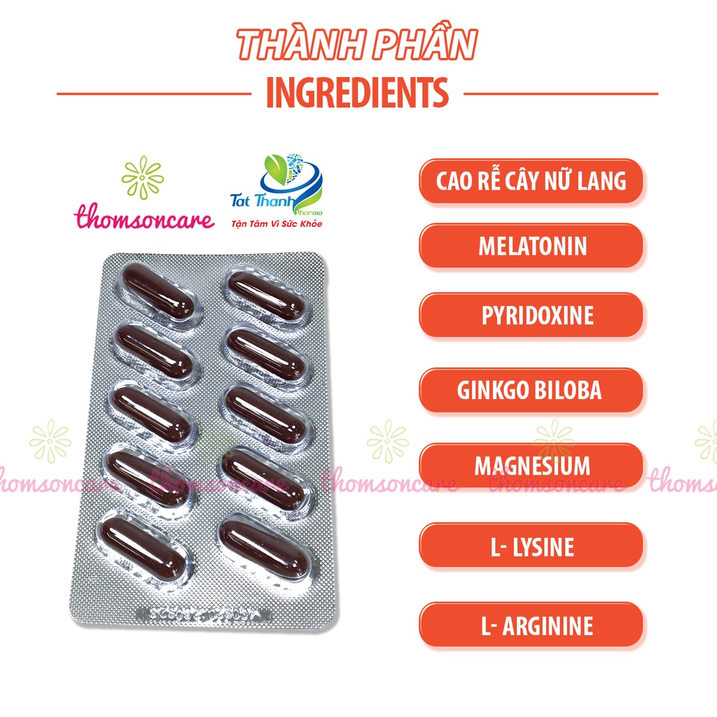 Viên ngủ ngon Happy Health Max - hỗ trợ an thần, ngủ ngon giấc