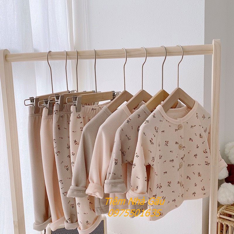 Bộ quần áo len hàn cho bé từ 6-17kg phong cách Hàn Quốc