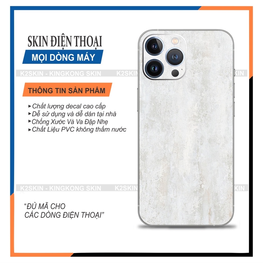 Miếng dán Skin cho Android và  Iphone 6/7/8/x/xs/11/12pro/13promax/13/13pro ( Mã skin 036)