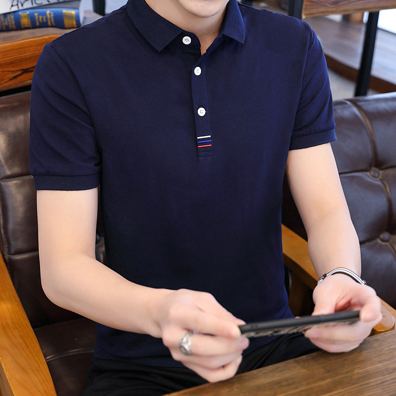 Áo polo 95% cotton Màu Sắc Thời Trang Mùa Hè Cho Nam