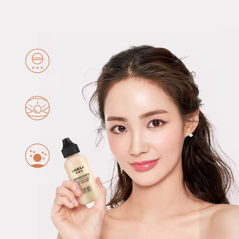 Kem Nền BB Cream Lameila No.3037 Invisible Skin Refreshing Kiềm Dầu, Che Khuyết Điểm Cực Tốt - A4T1