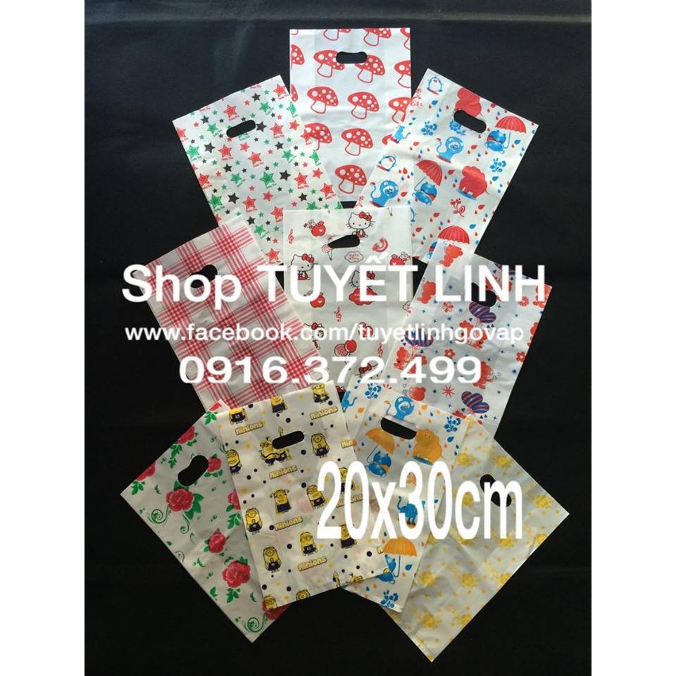 Túi xốphột xoài  in hình cute :40k / kg | BigBuy360 - bigbuy360.vn