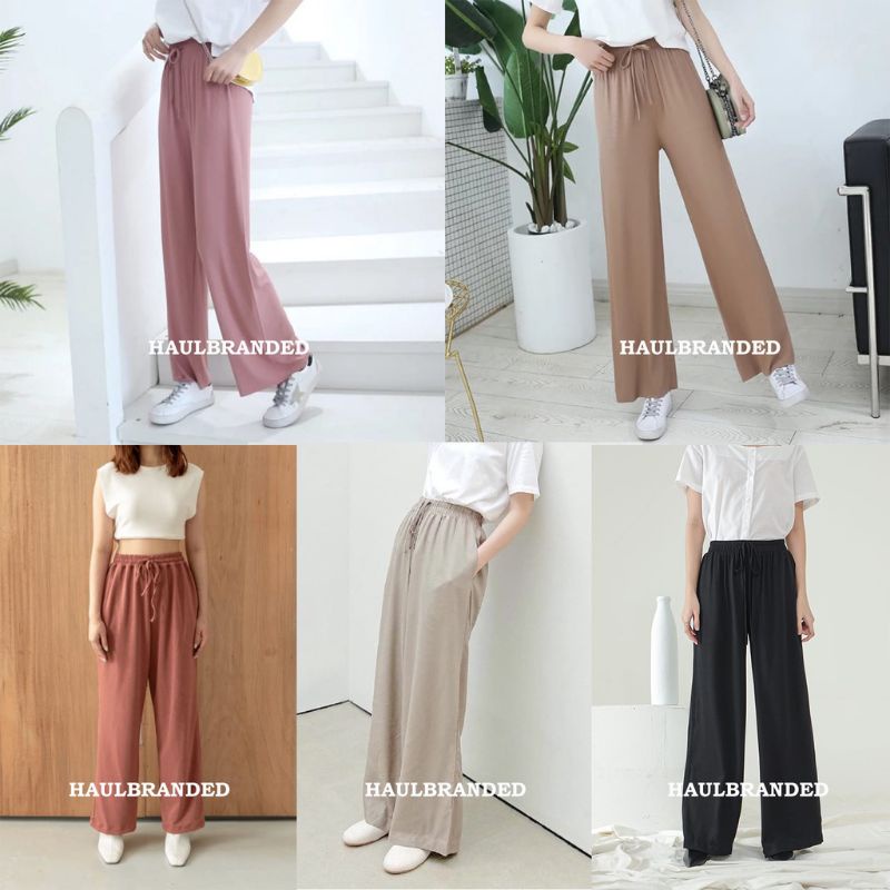 Uniqlo Quần Culottes rayon Vải rayon Thời Trang Cho Nữ