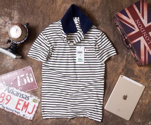 [CÓ ẢNH THẬT] Áo Phông Nam Cổ Polo Kẻ Ngang - Chất Uni Co Giãn 4 Chiều - Cực Mềm Mát Thoải Mái | BigBuy360 - bigbuy360.vn