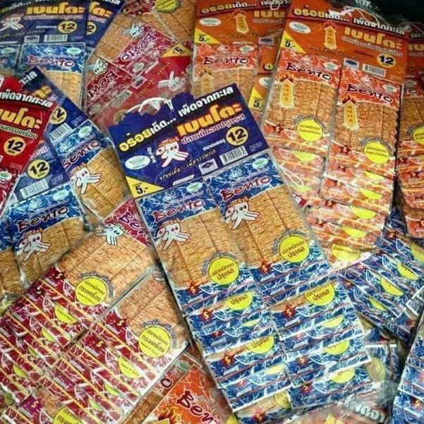 Snack Mực Tẩm Gia Vị Bento Gói 6gr | BigBuy360 - bigbuy360.vn