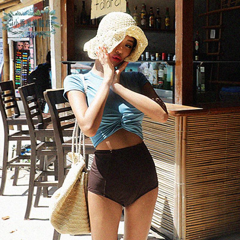 Bộ Đồ Bơi Tay Ngắn Phong Cách Retro Cá Tính | BigBuy360 - bigbuy360.vn