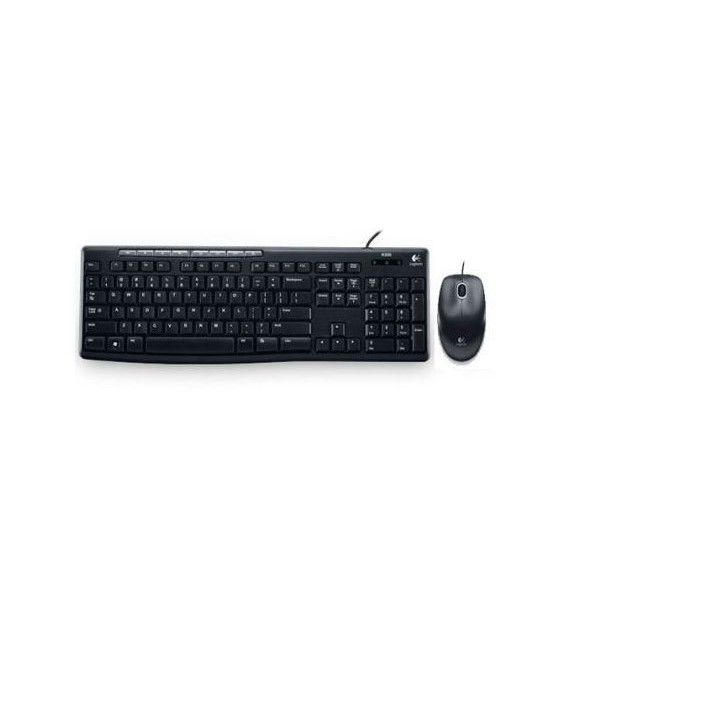 Bộ phím chuột có dây Logitech MK200-Bảo hành 36 T