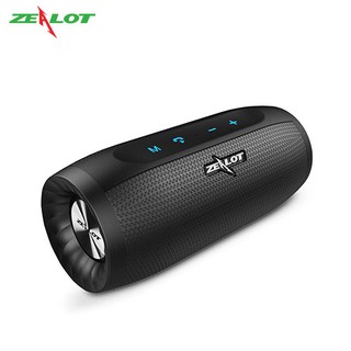 Loa bluetooth mini di động Zealot ngoài trời siêu trầm có sạc dự phòng S16 kết nối với điện thoại máy tính nghe nhạc cực