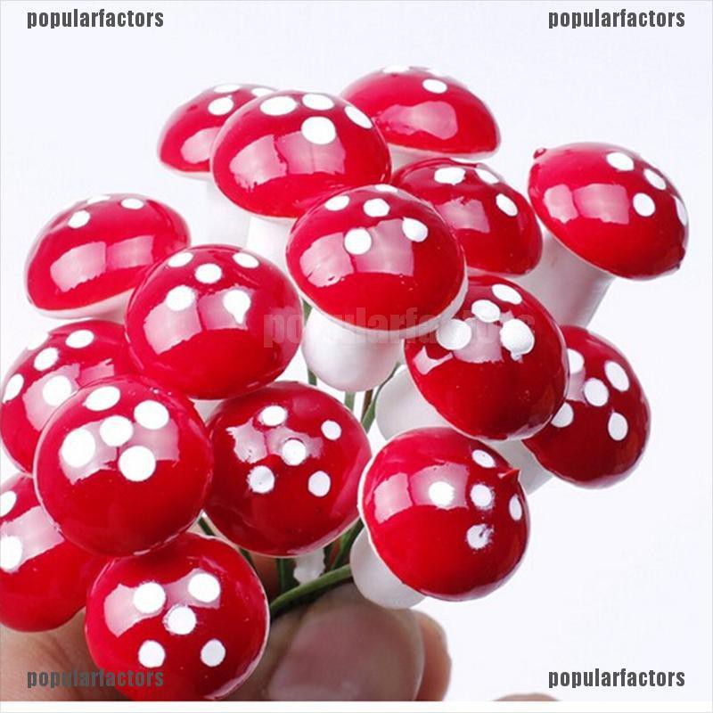 Bộ 10 Cây Nấm Trang Trí Nhà Búp Bê