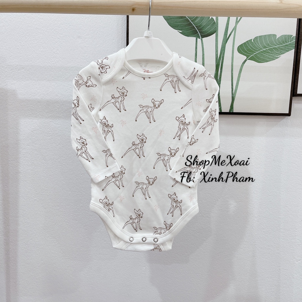 [Chọn mẫu][Size 62cm] Bodysuit dài tay cho bé size từ 5-6,5kg