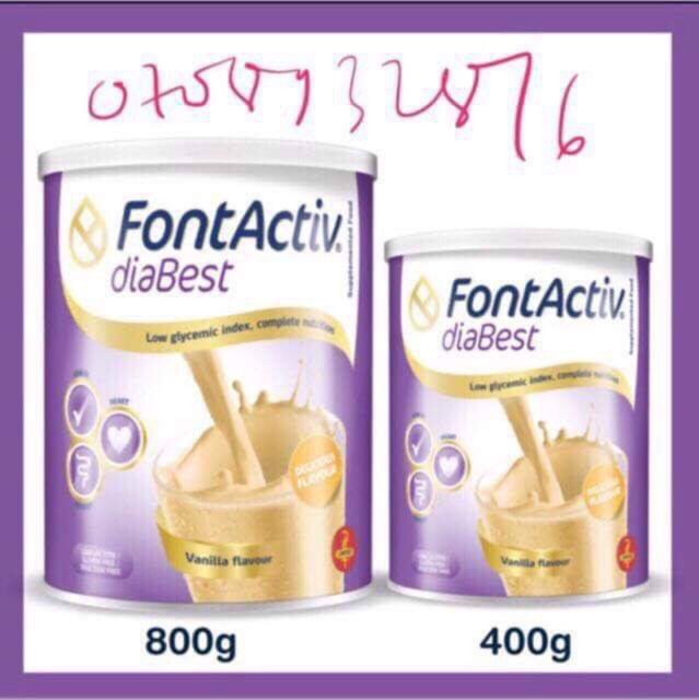 Sữa FontActiv Diabest (Tây Ban Nha)(sữa bổ sung dinh dưỡng cho người tiểu đường)