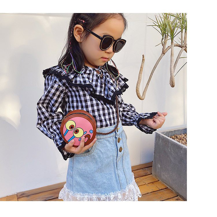 Túi đeo chéo HOẠT HÌNH MINI dễ thương phong cách Hàn Quốc cho bé gái TX05