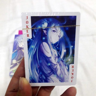 Bài Tây anime RE:ZERO ( 52 lá bài hình khác nhau)
