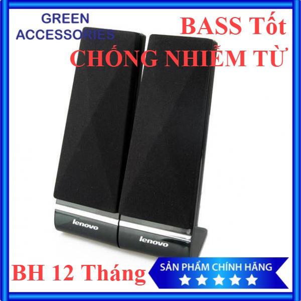 Bộ Loa máy tính LENOVO L1520 2.0 thiết kế sang trọng âm thanh đỉnh cao, loa bass âm thanh sống động (bộ gồm 2 loa)