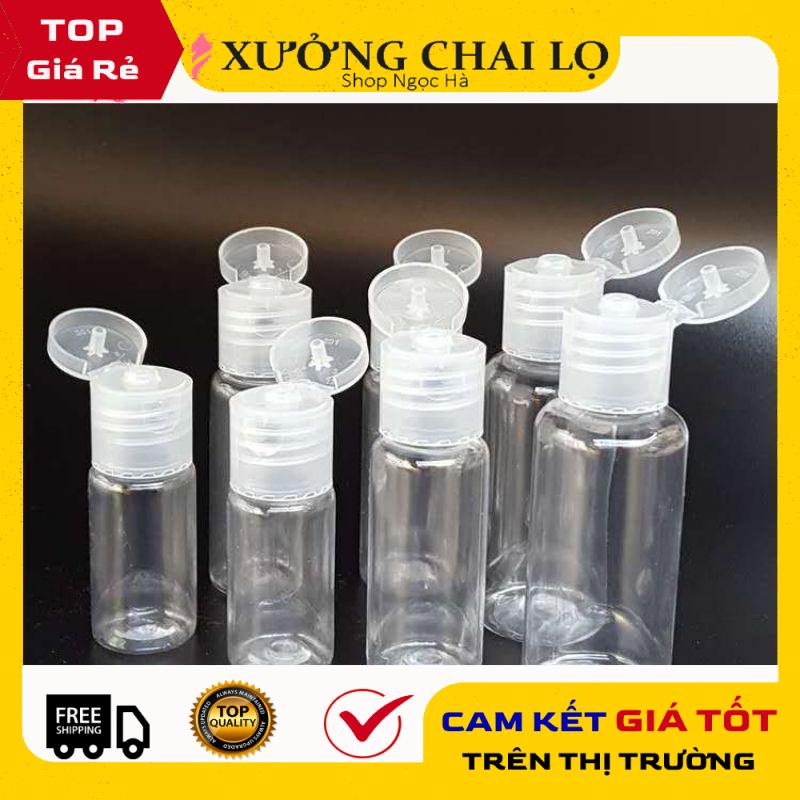 Chai Chiết Mĩ Phẩm ❤ GIÁ RẺ NHẤT ❤ [Combo 100sp] Chai nhựa pet nắp bật 10ml,20ml,30ml chiết mỹ phẩm , phụ kiện du lịch