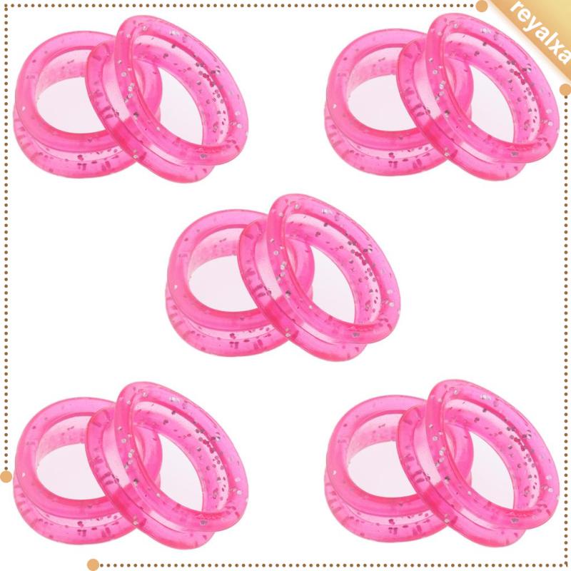 Bộ 10 Vòng Silicone Đeo Ngón Tay Chuyên Dụng Cho Thợ Cắt Tóc