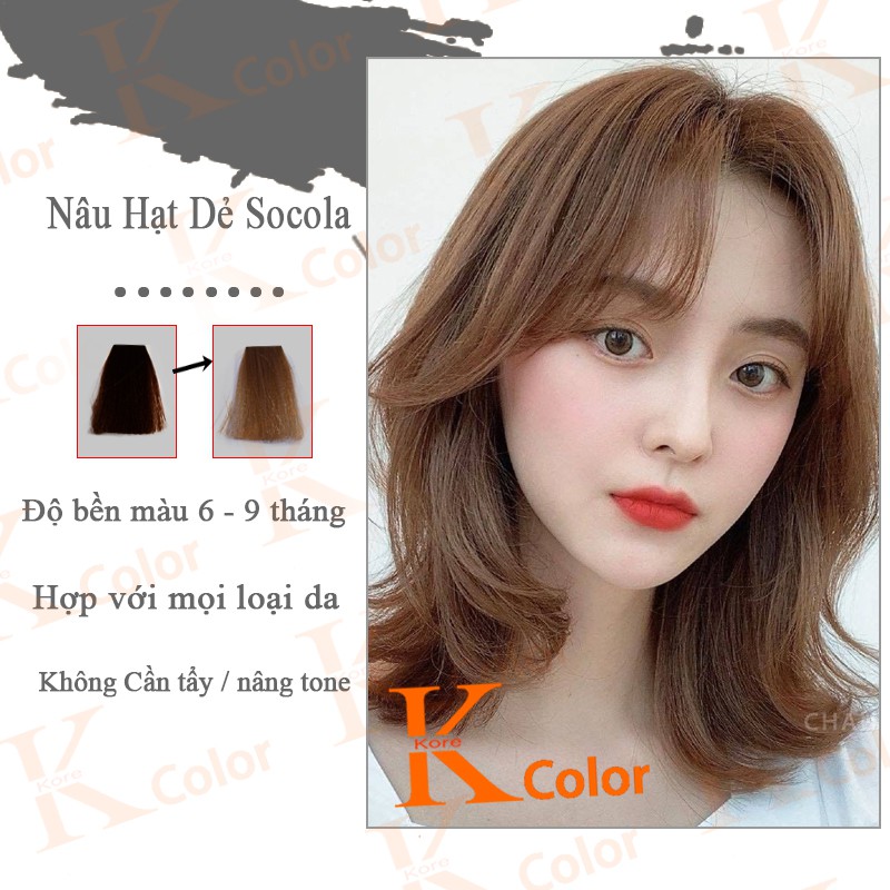 Thuốc nhuộm tóc Nâu Hạt Dẻ KoreColor