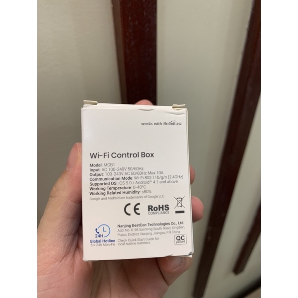 [bản quốc tế]Broadlink Bestcon MCB1 Wifi/3G/4G Thông Minh Điều Khiển Từ Xa, Hẹn Giờ Đếm Ngược Hỗ Trợ Với Alexa google