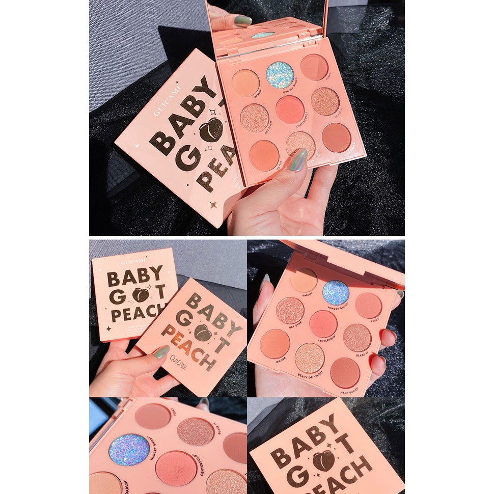 🌈 Bảng phấn mắt 9 ô GUICAMI trái cây đủ các tone màu | BigBuy360 - bigbuy360.vn