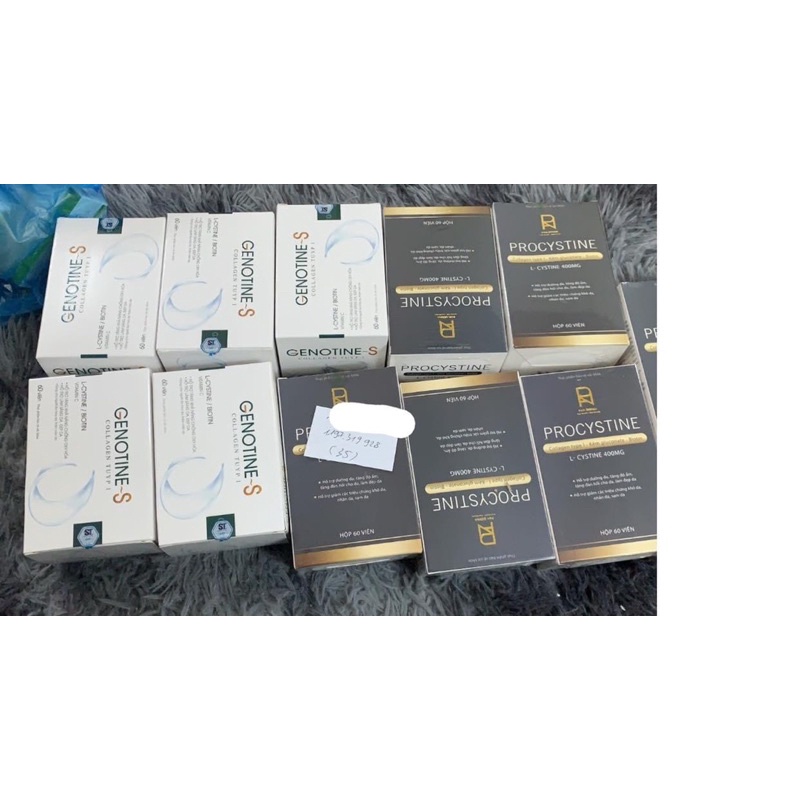 VIÊN UỐNG ĐẸP DA BỔ SUNG COLLAGEN, LCYSTIN GENOTINE S 60Viên