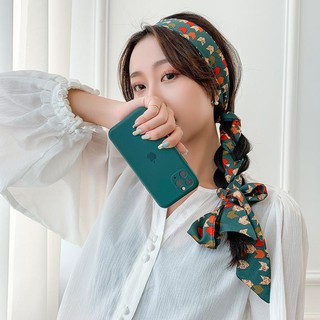 Khăn lụa buộc tóc đa năng phong cách Pháp 90cm