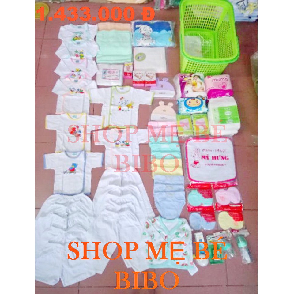 Set Đồ Sơ Sinh Tiết Kiệm Đầy Đủ Cho Bé Trai Và Bé Gái