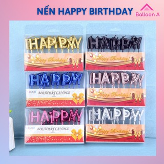 Bộ nến chữ Happy birthday