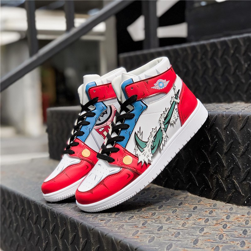 [Mã FAGREEN245 giảm 10% tối đa 30K đơn 99K] Men's summer fashion Naruto casual high-necked sneakers | BigBuy360 - bigbuy360.vn