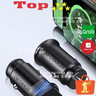 Tẩu Sạc Nhanh Ô Tô CAR CHANGER  4.8 A 2 cổng USB dùng trong xe ô tô - XE HƠI