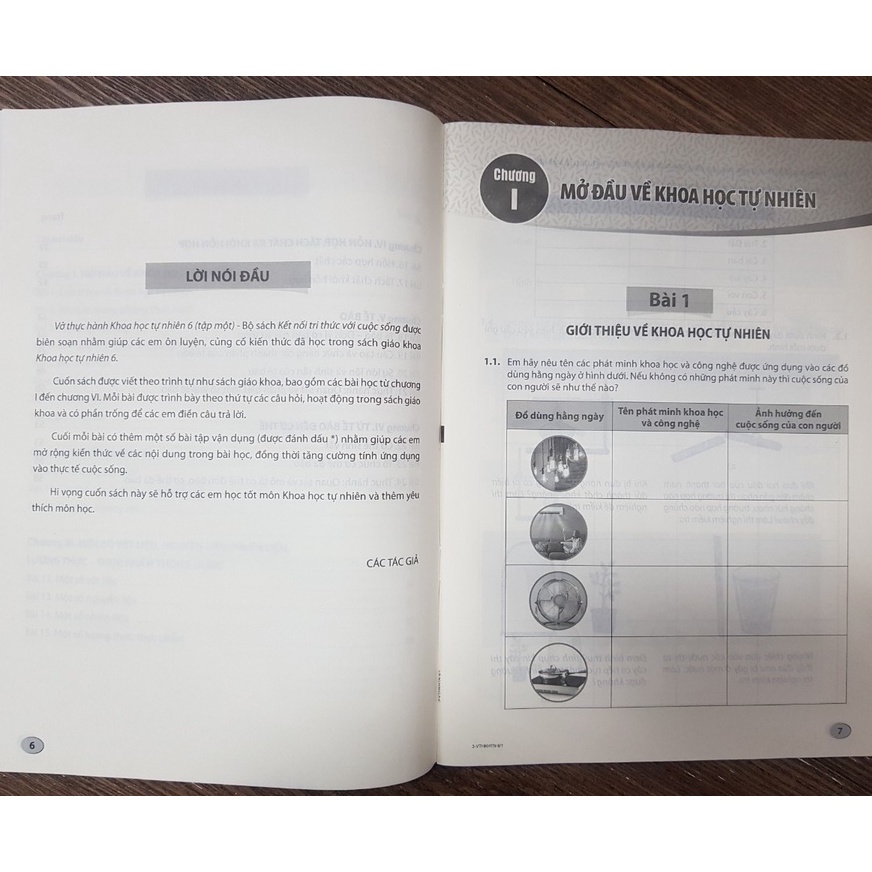 Sách - Vở thực hành khoa học tự nhiên 6 - Kết nối tri thức - NXB Giáo dục