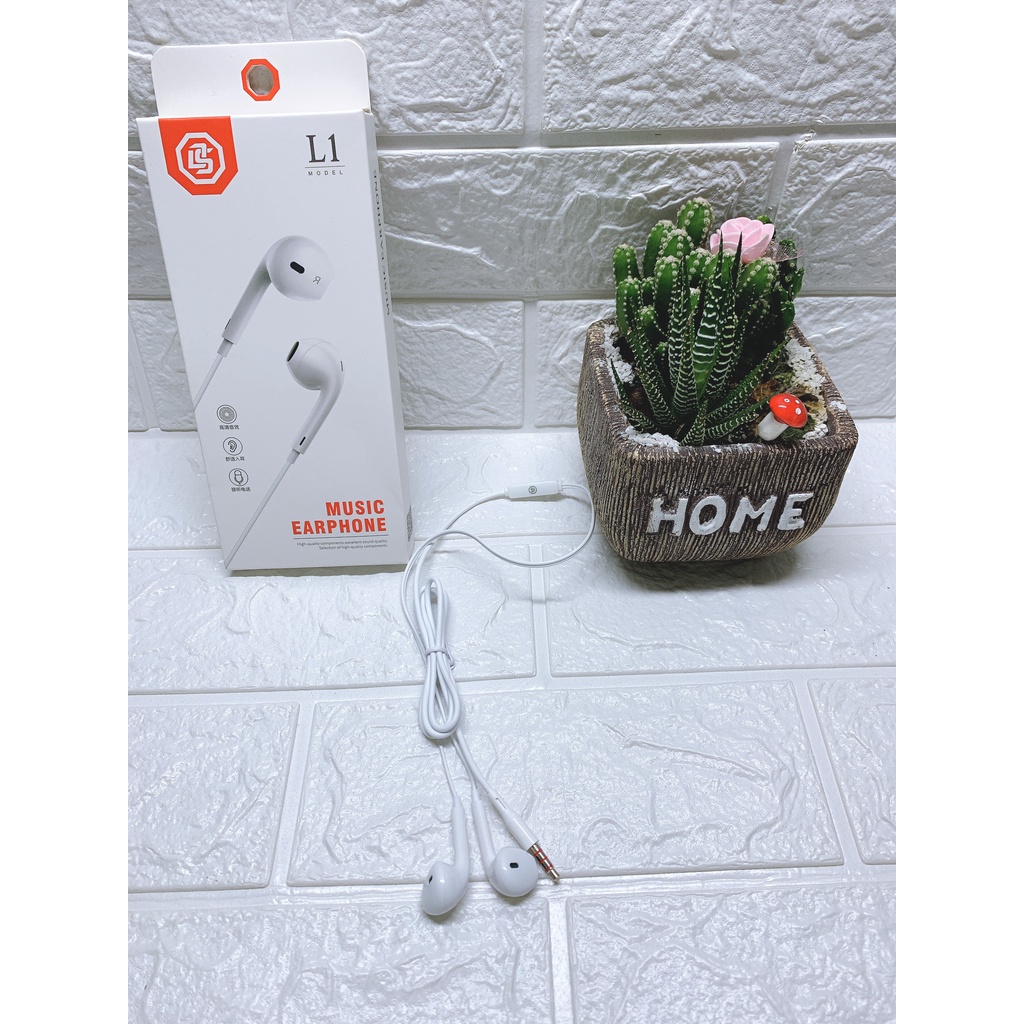 [Siêu Rẻ]Tai nghe nhạc Music Earphone Model L1 - A02 chất lượng - Tương thích nhiều máy