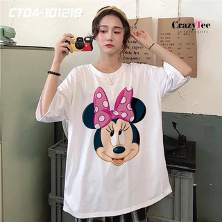 Áo Thun Chuột Gái Cài Nơ Mickey Mouse Minnie Disney Tết 2020 CT04-101219