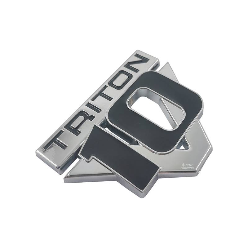 Decal Kim Loại Hình Logo Xe Hơi Triton V10 1 X