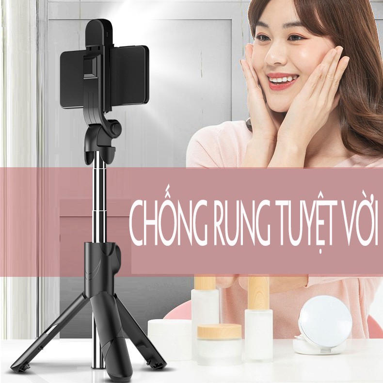 Gậy Chụp Ảnh Tự Sướng XT02 3in1 kết nối Bluetooth, 3 Chân Đa Năng, Chụp Hình Selfie, Giá đỡ điện thoại lives | WebRaoVat - webraovat.net.vn